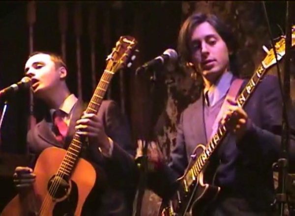 The Libertines Carl Barat and Pete Doherty at 12 Bar Club for OnlineTV by Rick Siegel