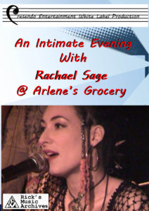 Rachael Sage DVD Cover