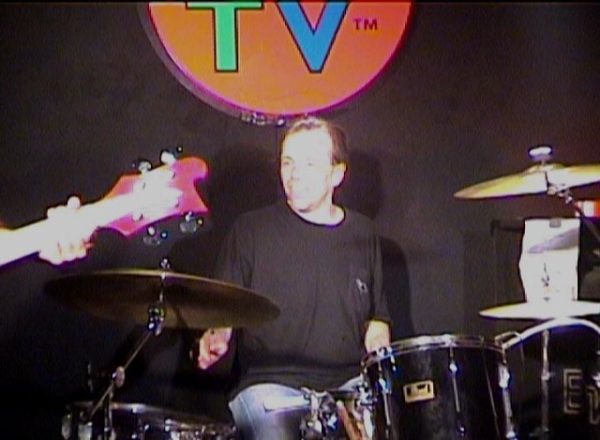 Jack Pedler on drums for OnlineTV