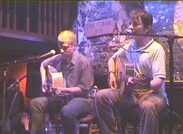 Jeff Jepson and friend at 12 Bar Club by Rick Siegel